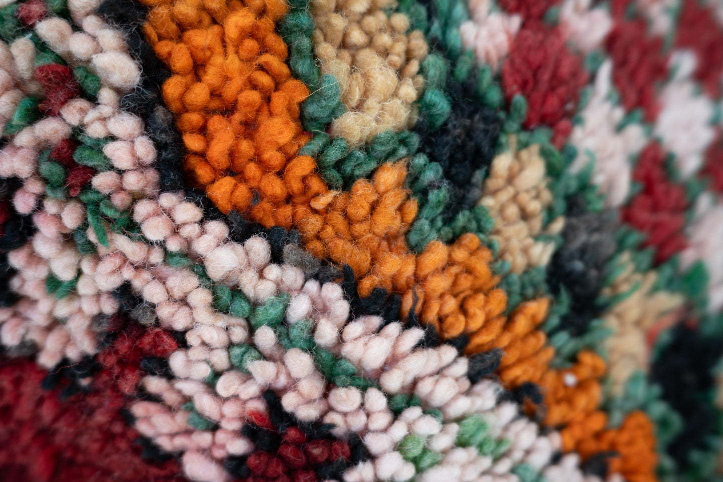 Handmade Moroccan Pillow Cover | Upcycled Rug Cushion | Boho Eclectic Decor | Maximalist