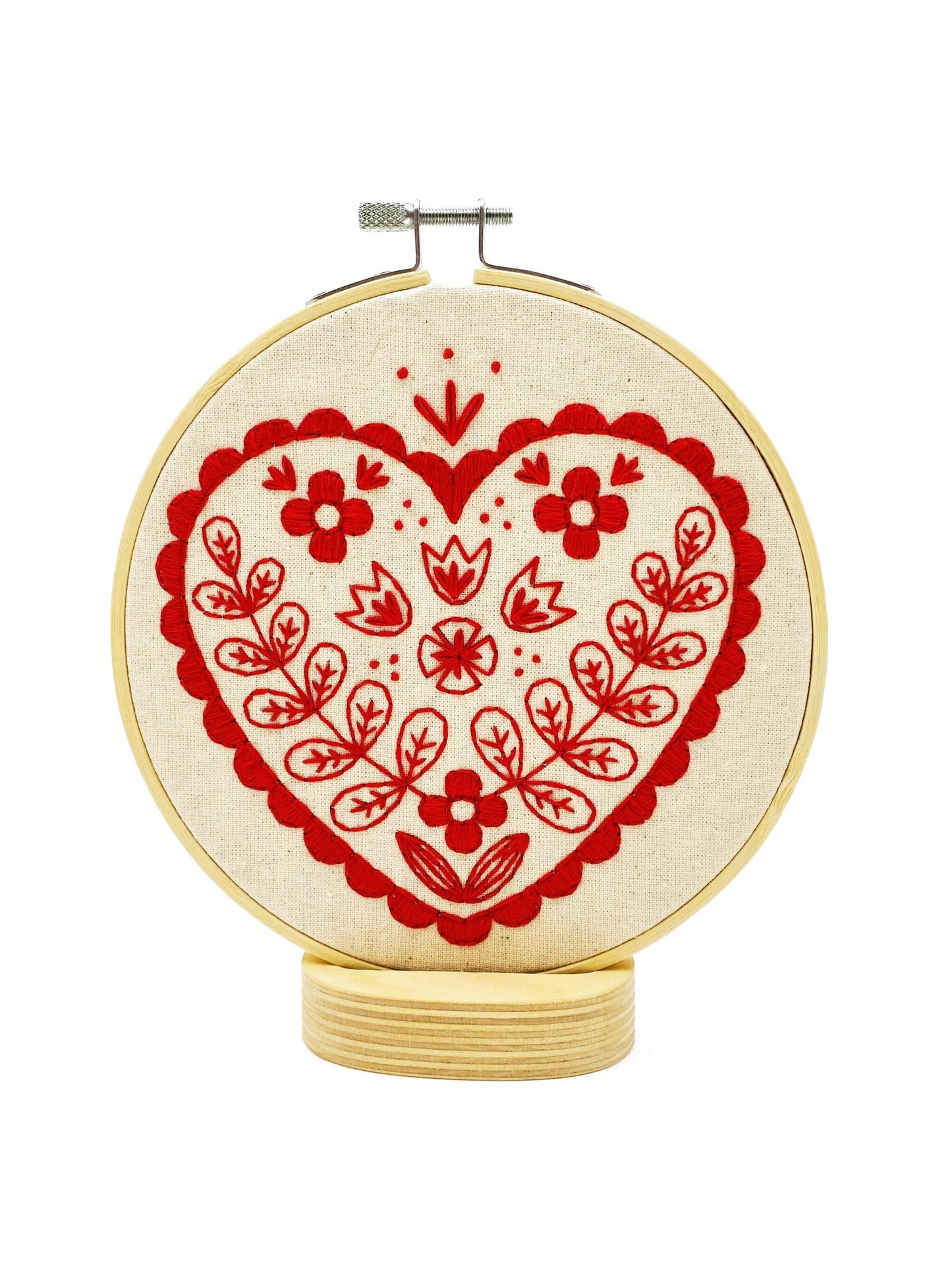 Nordic Heart Complete Embroidery Kit