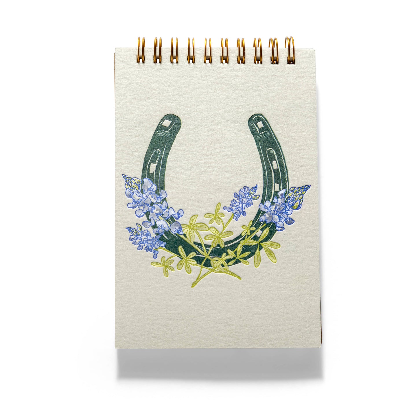 Horseshoe & Bluebonnets | Letterpress Notebook