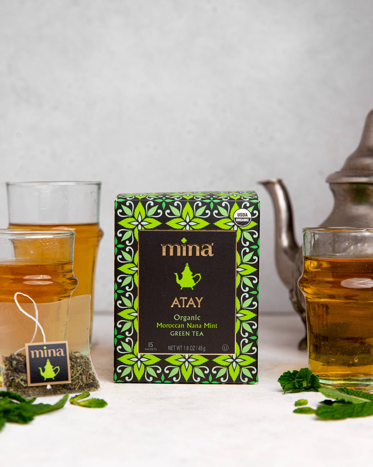 15 ct Atay Organic Moroccan Nana Mint Green Tea