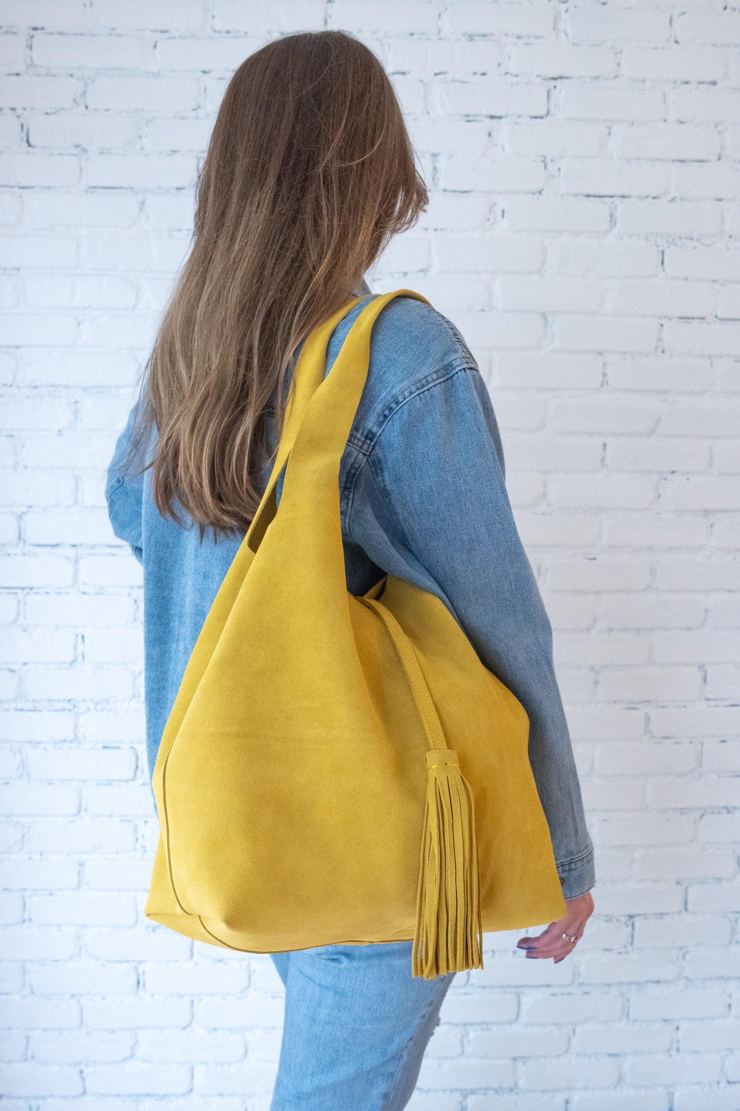 Moroccan Handcrafted Leather Tote: Stylish Everyday Carry for Work, Travel & Shopping, Slouchy Hobo Bag