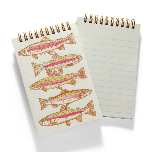 Rainbow Trout | Letterpress Notebook