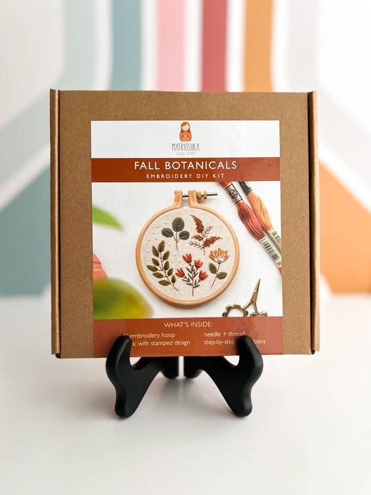 Botanical Embroidery DIY Kit