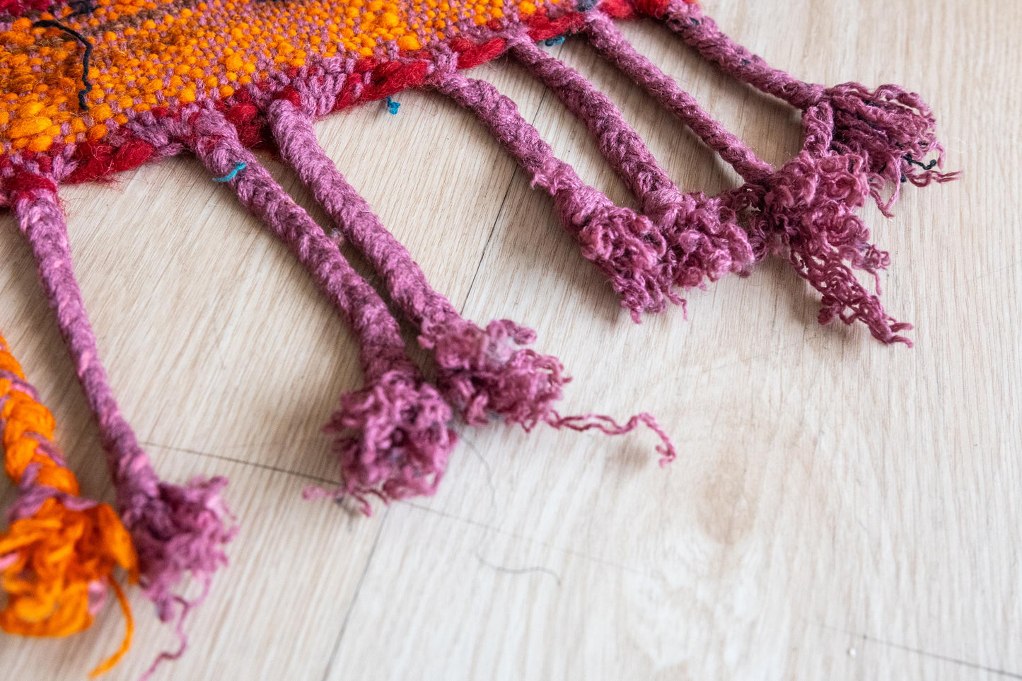 Vibrant Moroccan Boujaad Rug Runner