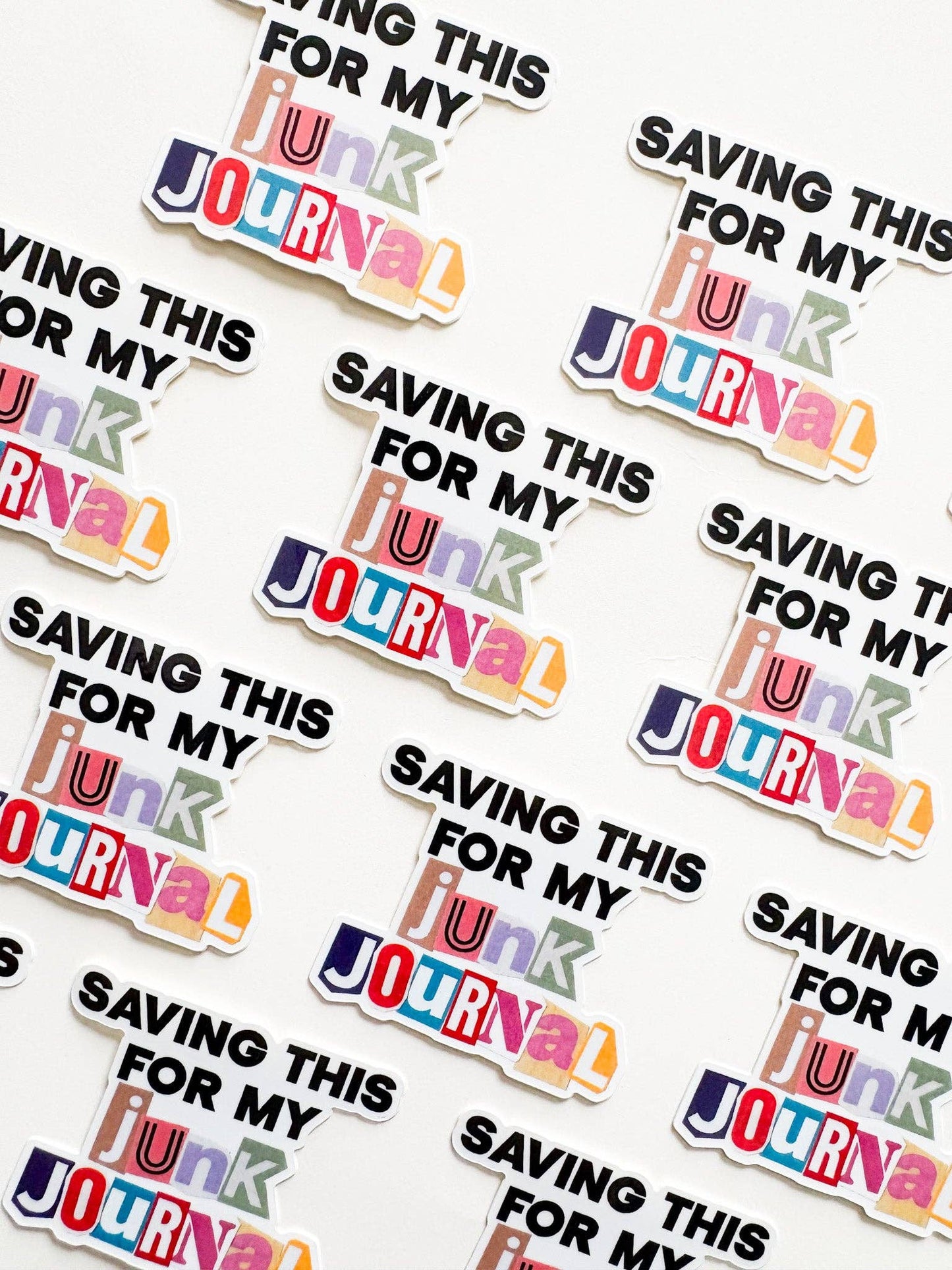 Save It For The Junk Journal Sticker