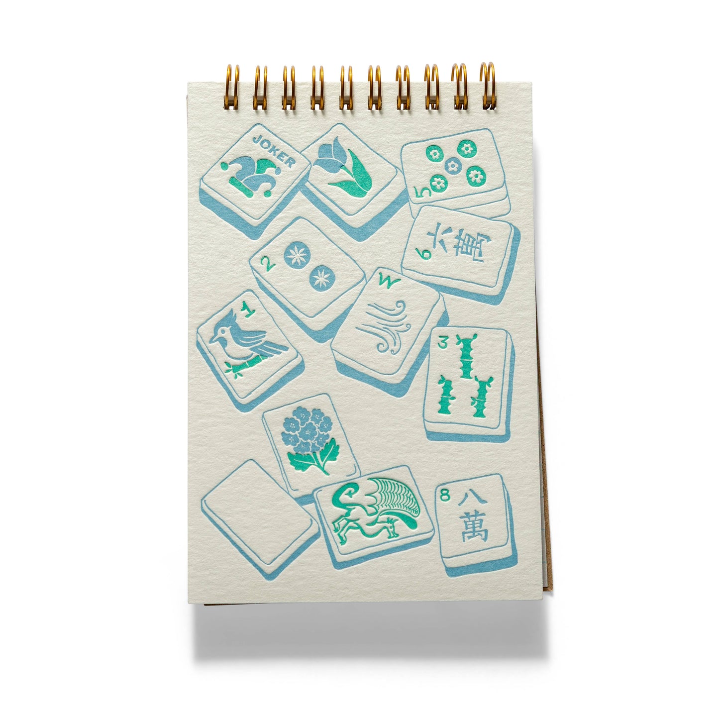 Mahjong | Letterpress Notebook