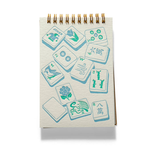 Mahjong | Letterpress Notebook