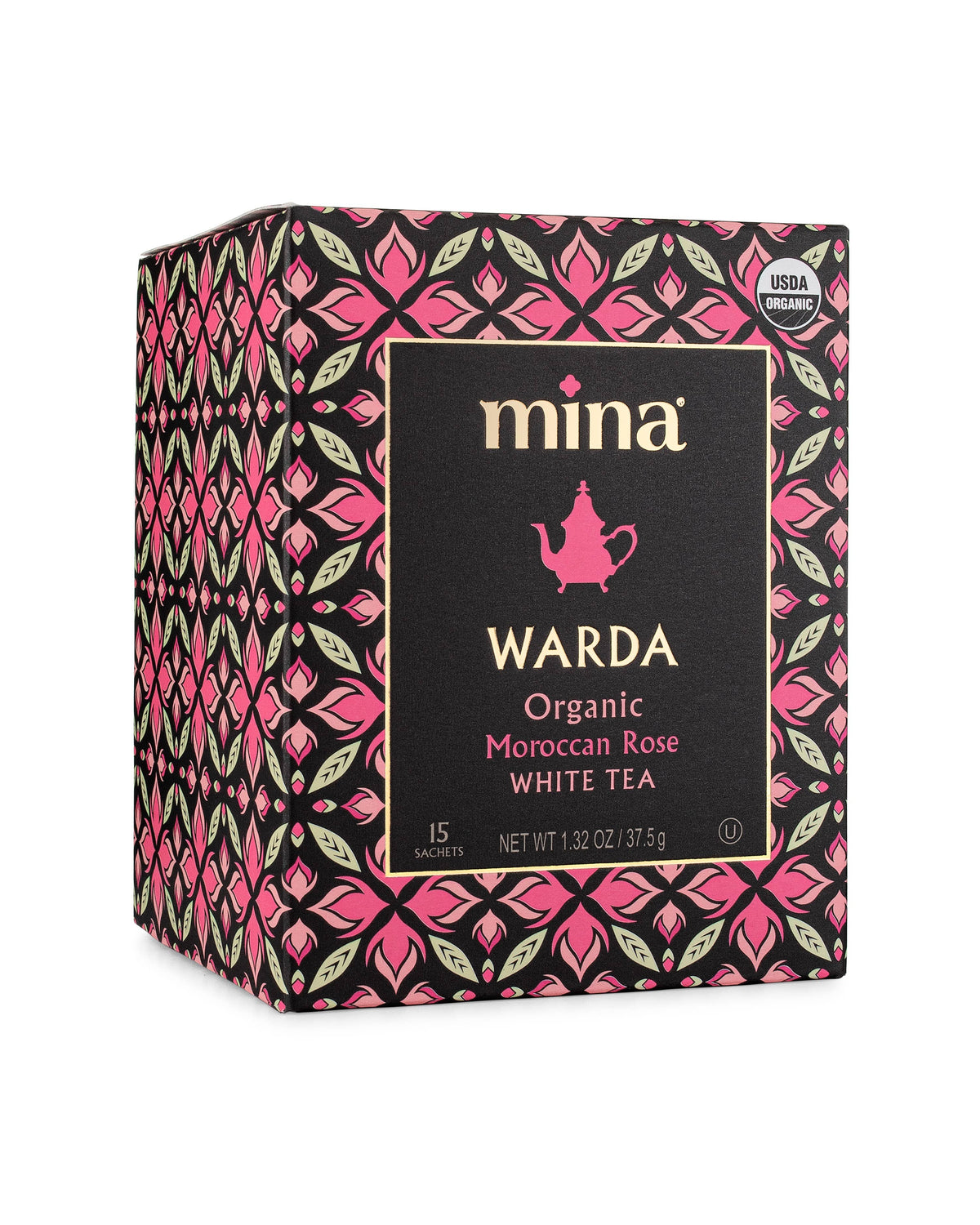 15 ct Warda Organic Moroccan Rose White Tea