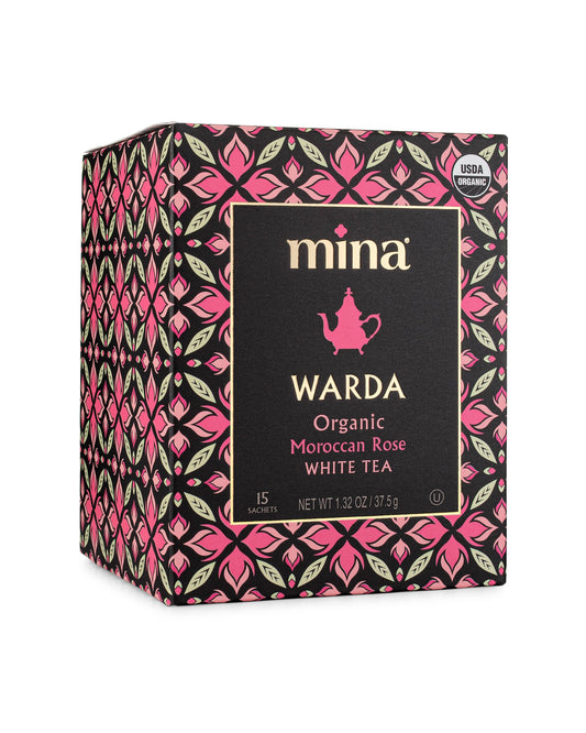 15 ct Warda Organic Moroccan Rose White Tea