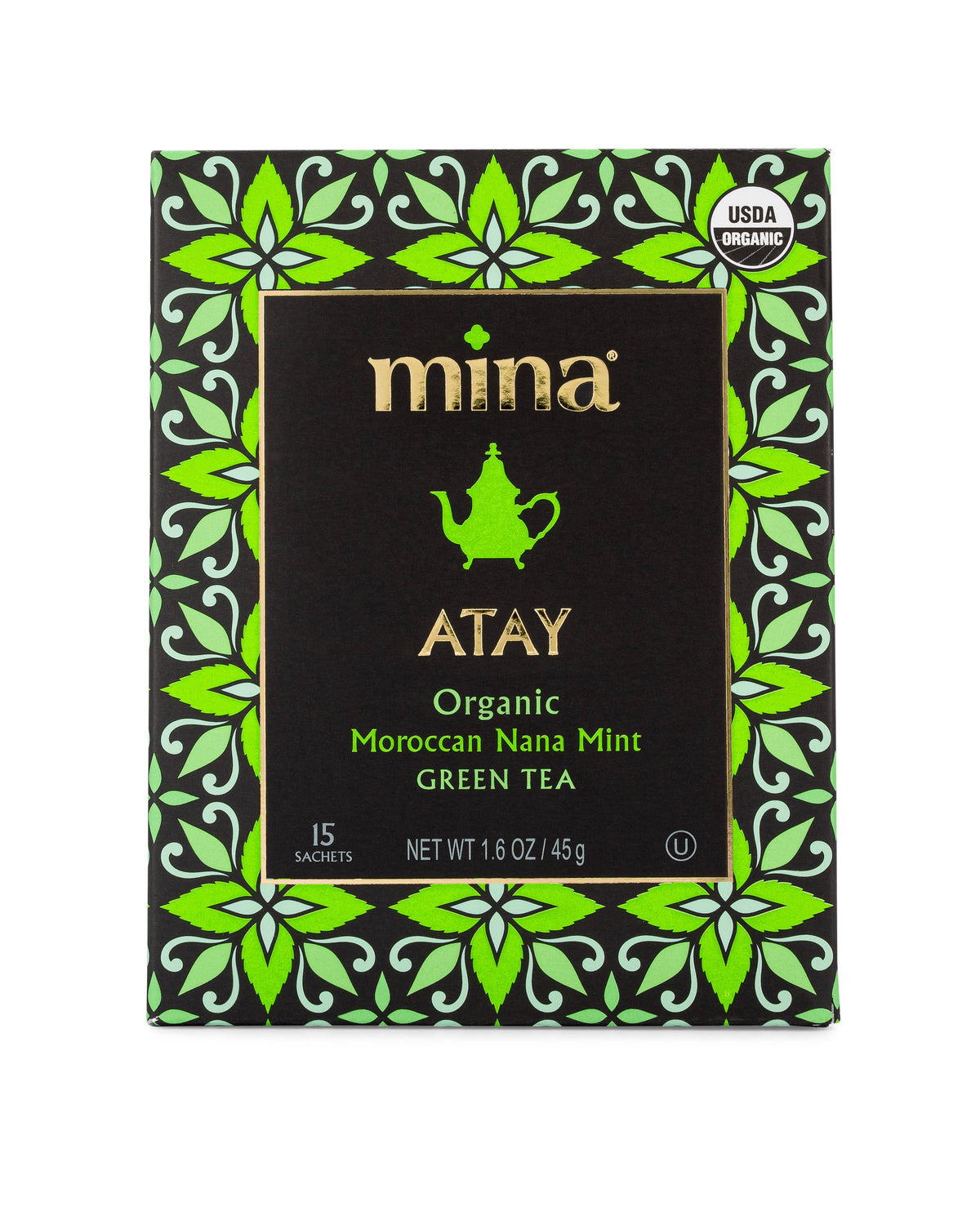15 ct Atay Organic Moroccan Nana Mint Green Tea