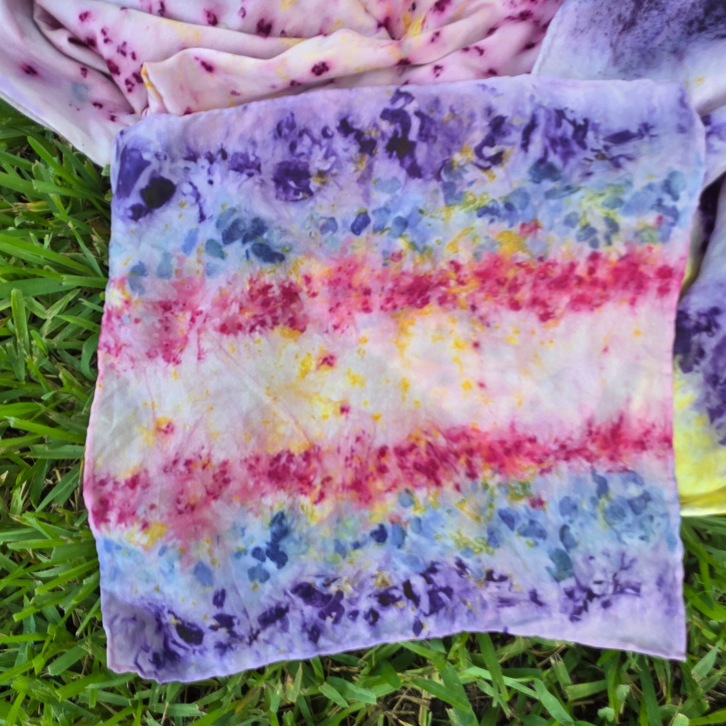 Design your own Silk Scarf (or pillowcase) using Natural Plant Dyes
