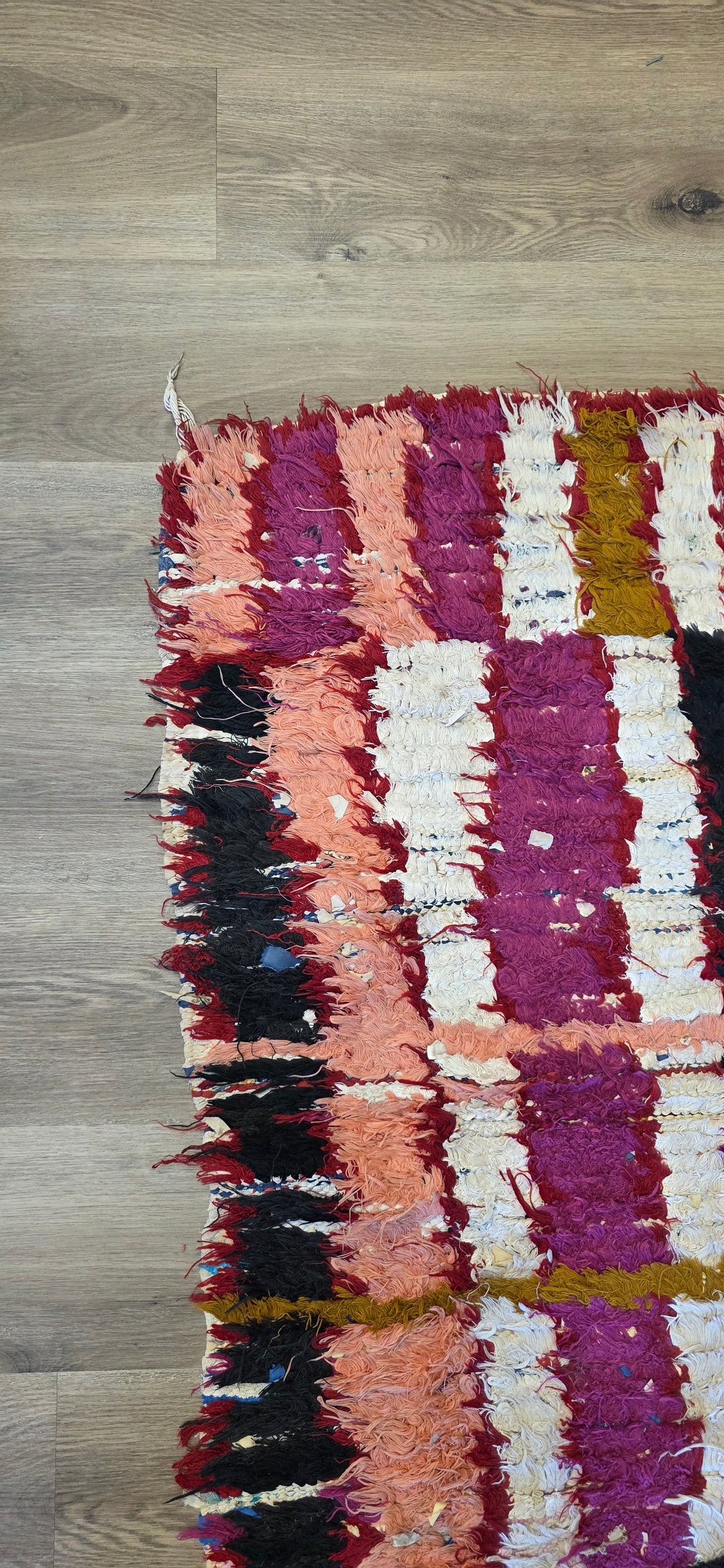 Vintage Moroccan Boucherouite Rug - 004