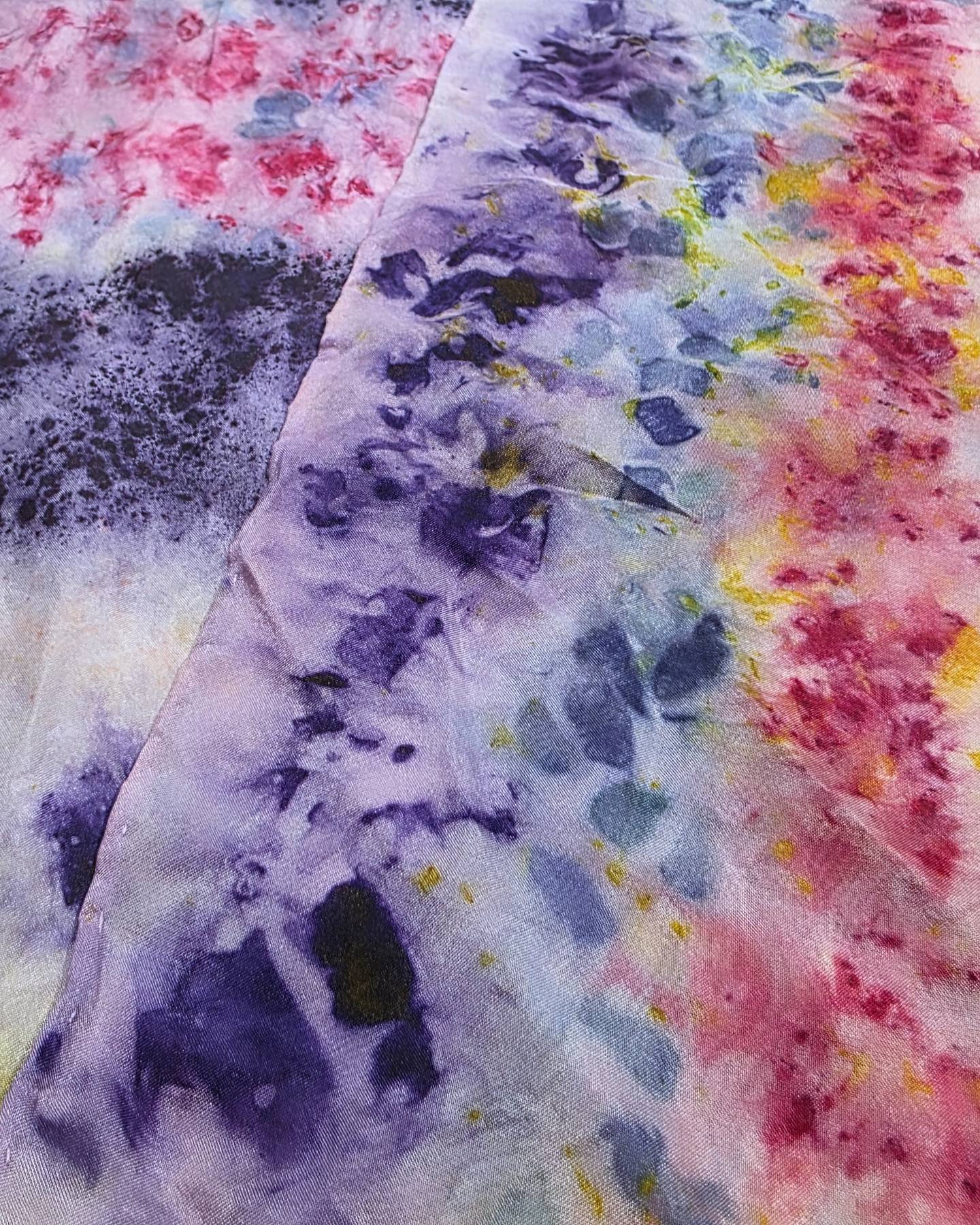 Design your own Silk Scarf (or pillowcase) using Natural Plant Dyes