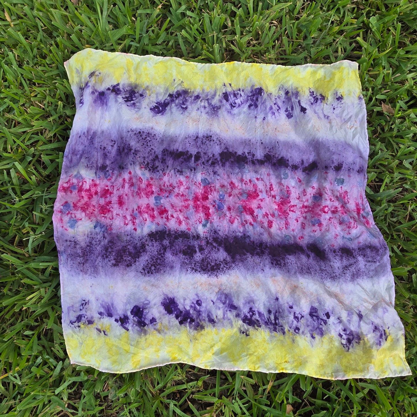 Design your own Silk Scarf (or pillowcase) using Natural Plant Dyes