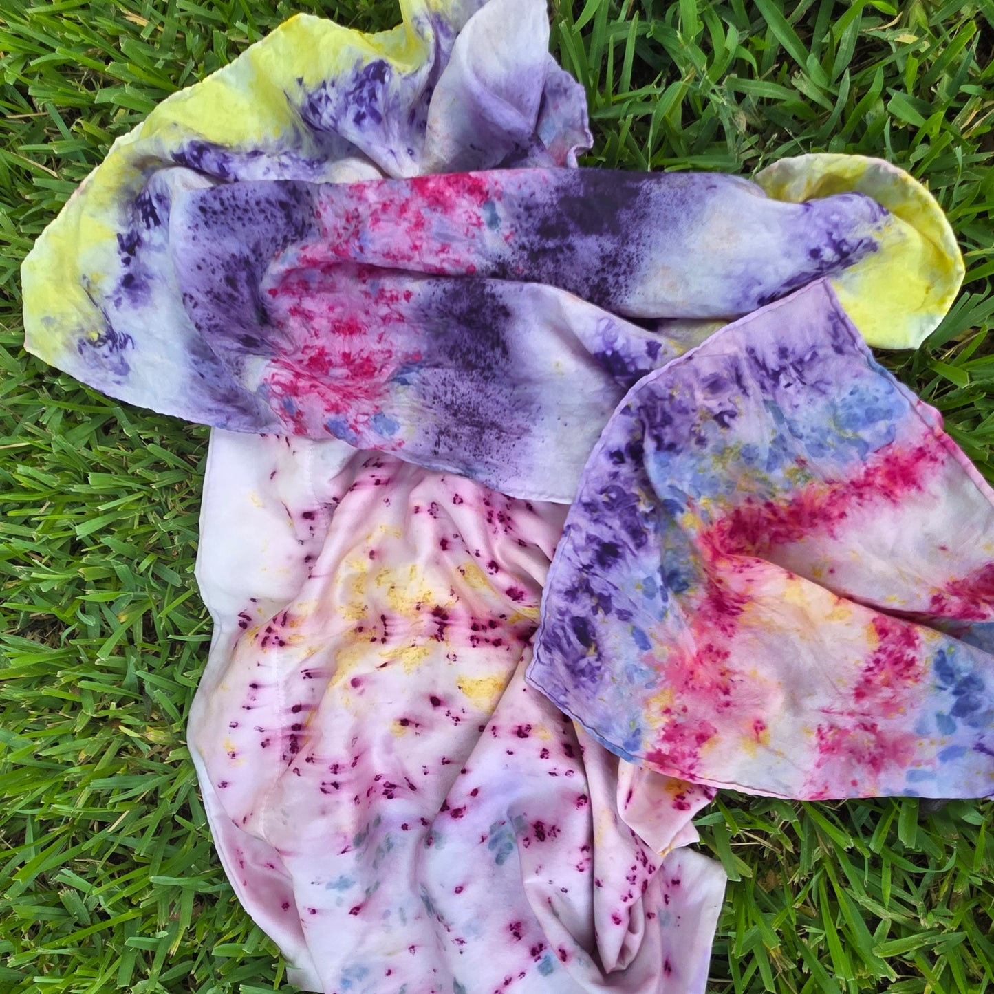 Design your own Silk Scarf (or pillowcase) using Natural Plant Dyes