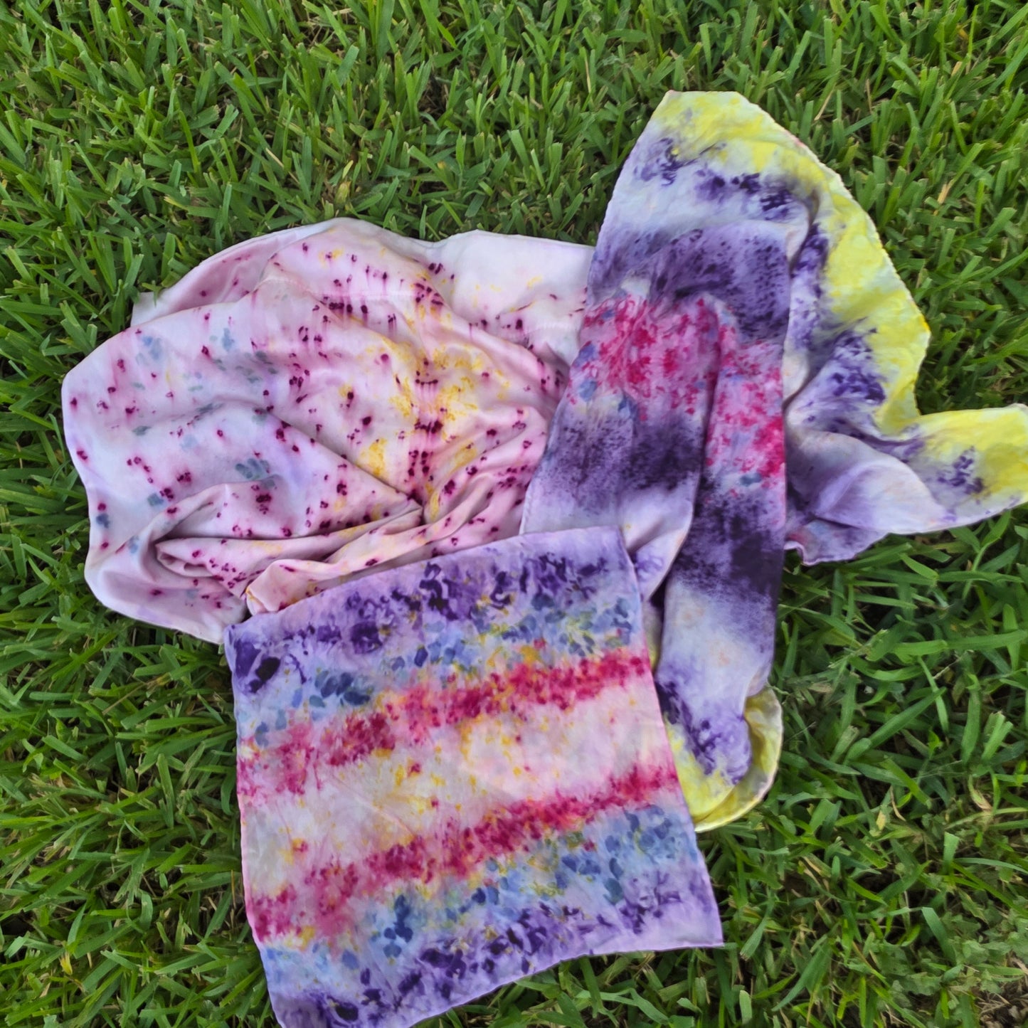 Design your own Silk Scarf (or pillowcase) using Natural Plant Dyes