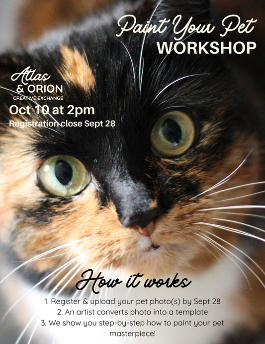 Paint your Pet (or favorite animal)!