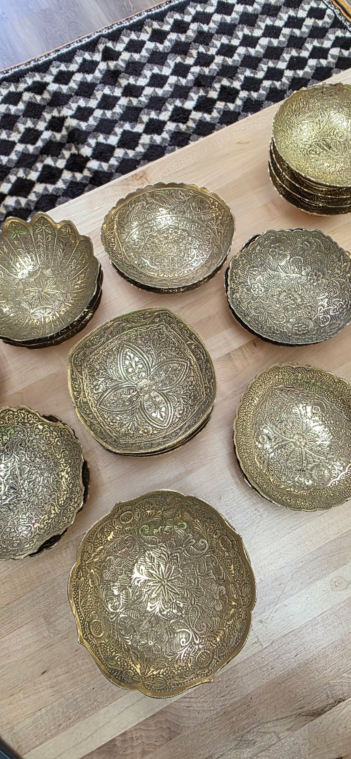 Moroccan Brass Bowls